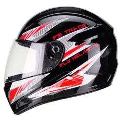 CASCO F-9 TRACE NEGRO/ROJO