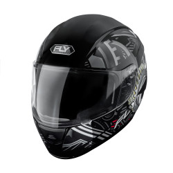 CASCO F-9 MOTOR NEGRO/GRIS