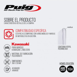 Parabrisas Sport Cb500f 16/17 Ahumado Oscuro