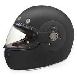 Casco El Dorado Classic Negro Mate/rojo Xs